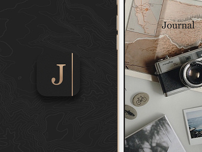 Journal / Branding app brand branding icon journal