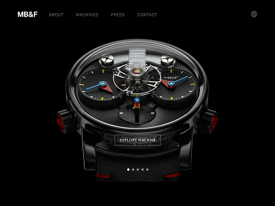 MB&F Landing Pages homepage landing mbf