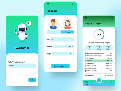 BMI Calculator bmi bmi calculator calculator concept daily ui daily ui 3 design ui ui design ui designer uiux uiux designer ux