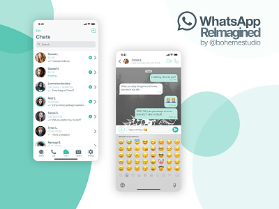 Whatsapp Reimagined app chat design game of thrones graphic design ios message app messages messenger messenger app mobile redesign ui ux whatsapp