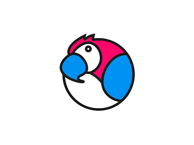 Messaging Parrot Logo - Colour