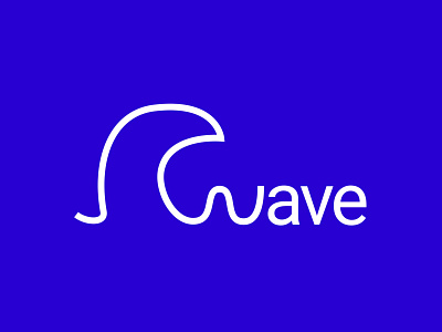 Wave logo - Negative