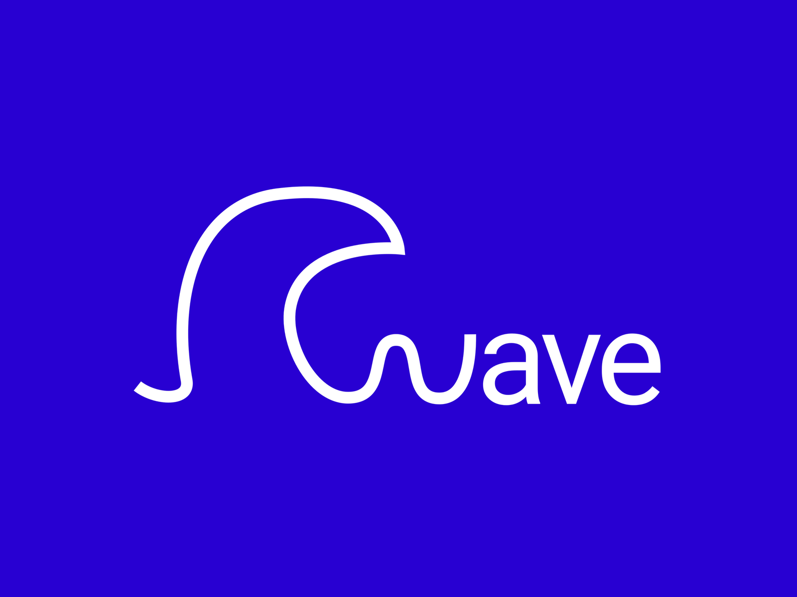 Wave logo - Negative by Miguel Angel Rodriguez Garcia on Dribbble