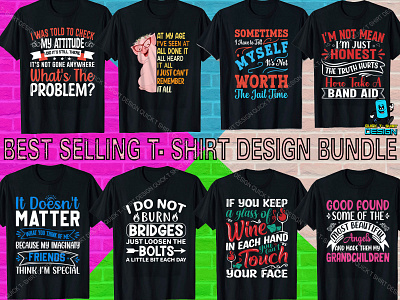 Best Selling Typography T- Shirt Design