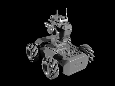 DJI ROBOMASTER 3D BACK 3d 3danimation 3dmodeling 3drendering amazonproduct design productmodeling