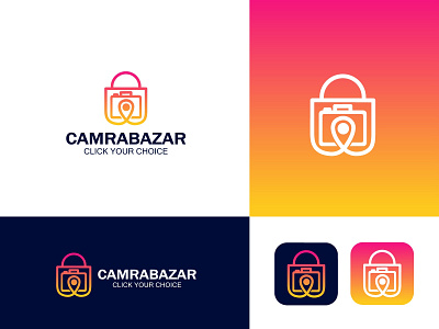 Camra bazar logo design branding camra logo camra shop logo design graphic design illustration logo branding logo art logo design professional logo shop logo