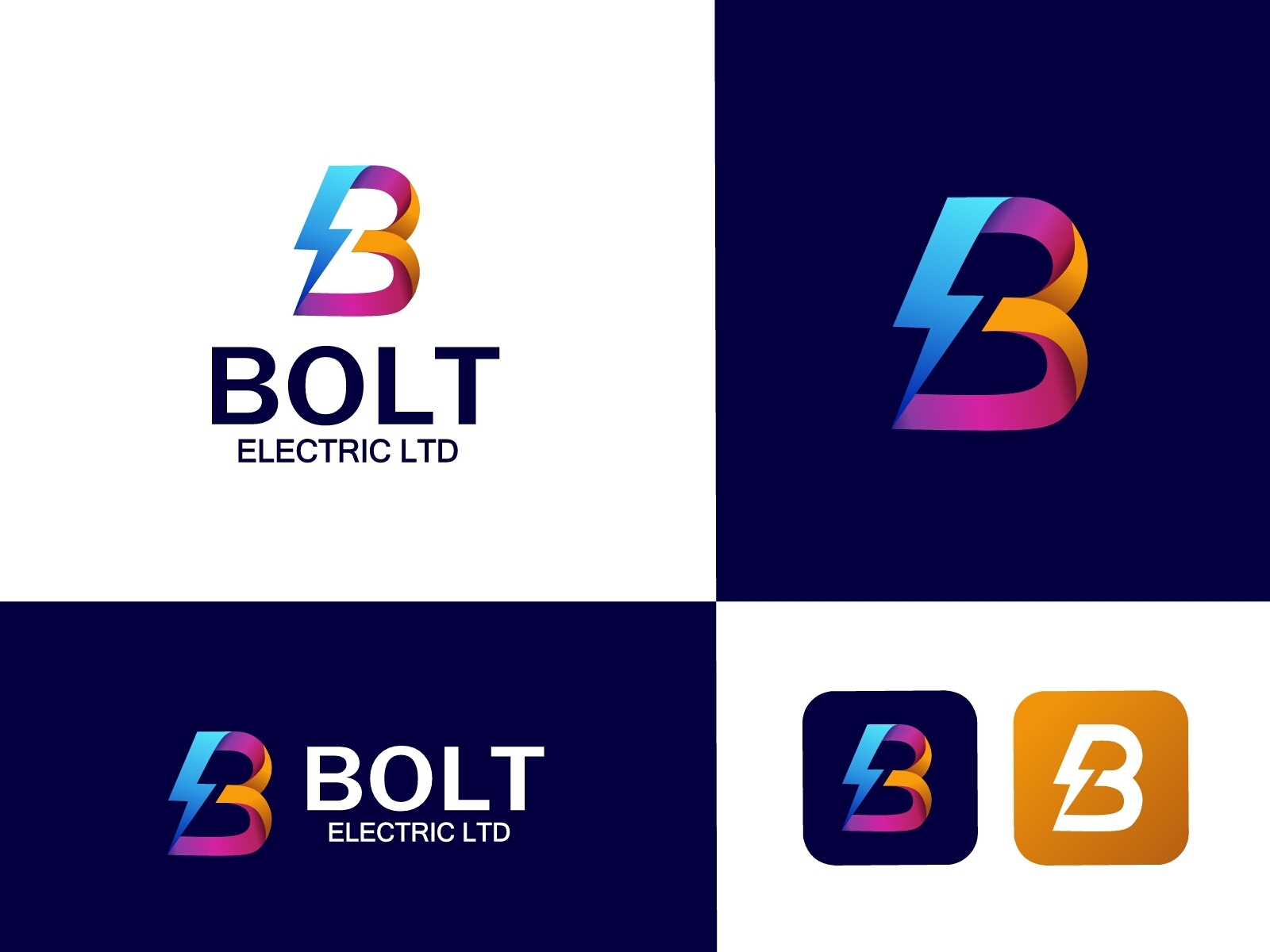 B Electrical Logo By Anamul Hoque Forhad On Dribbble