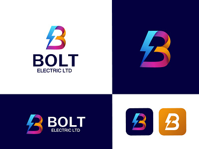 B electrical logo
