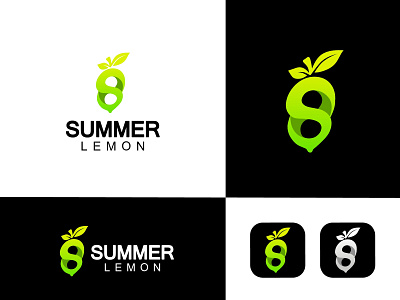 Letter S Lemon logo