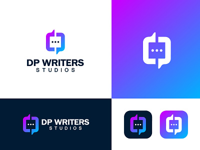 Dp letter chat logo