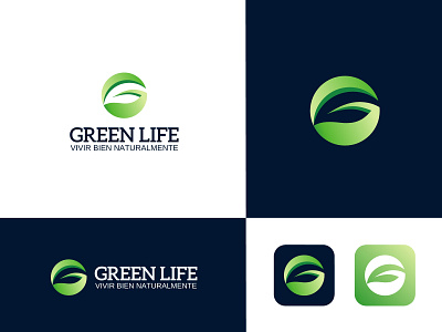 Green Life logo design