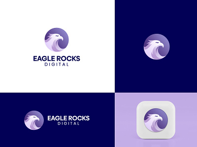 Eagle rock logo design