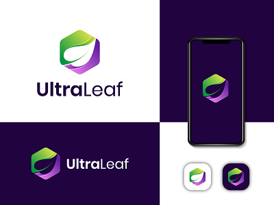 UltraLeaf logo design