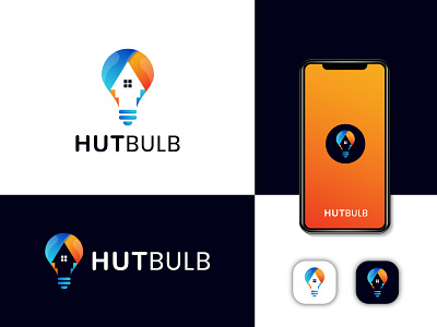 HUTBULB logo design