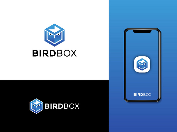 mail with bird logo