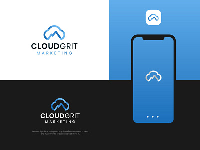 Cloud Grit logo cloud cloud app logo cloud design cloud grit logo cloud logo cloud logo design cloud marketing logo cloud mountain logo cloudlogo creative cloud logo minimal cloud logo modern cloud logo simple cloud logo