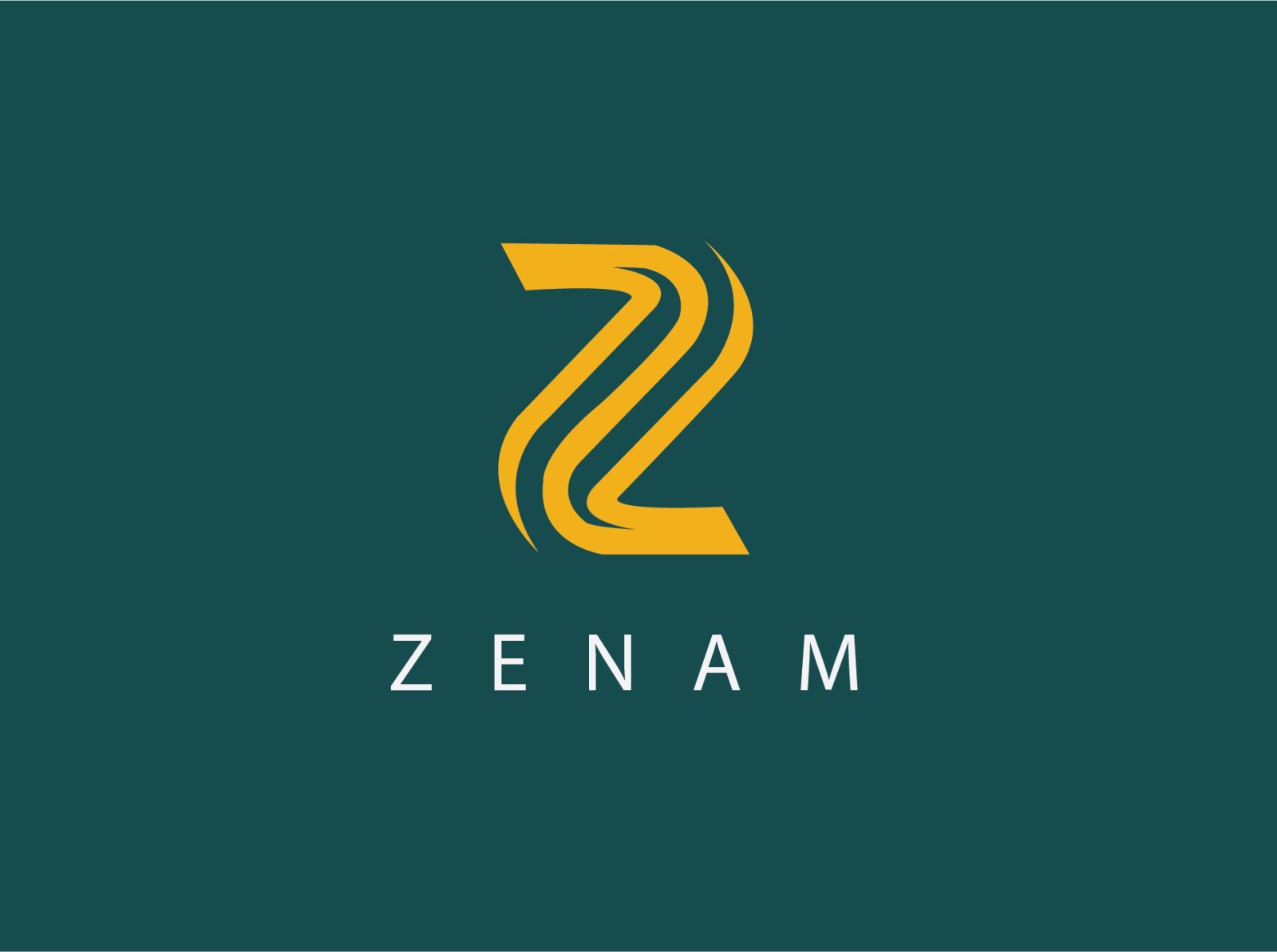 ZENAM creative color logo by Abraam Esam on Dribbble