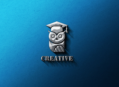 Owl creative logo 3d animation brand designer branding company company logos creative logos design graphic design illustration logo logo designer motion graphics ui vector