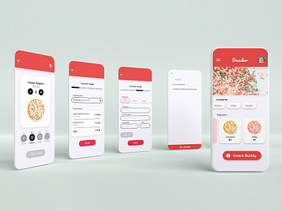 Snacker app berlin foodapp productdesign ui usertesting ux design