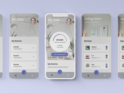 Smart Home App app appdesign berlin figma lessismore smarthomeapp ui ux