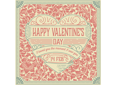 Free Template: Valentine's card