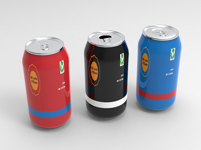 3D Object Model 3d animation branding design illustration logo motion graphics soda can ui ux