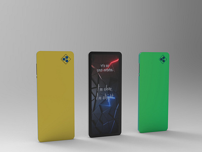 Android phone model 3d props design smartphone wallpapper