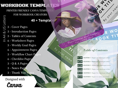 Designed & Created Editable Workbook/ E-book assignment business create design ebook editable marketing printable professional template workbook worksheet