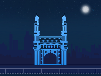 Hyderabad Icon Illustration