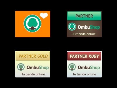 More OmbuShop partner badges badges design ecommerce pixel