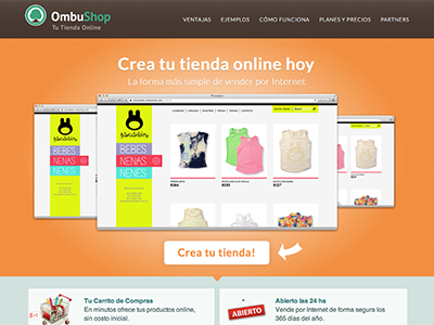 Testing options for a possible new OmbuShop homepage css design ecommerce ombushop web