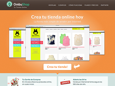 Testing options for a possible new OmbuShop homepage