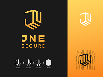 J+N+E Shield MONOGRAM brand brand design brand identity brand logo branding branding design design gradient graphic design initial logo lettering logo logo design logodesign logomark logos logotype modern monogram shield logo