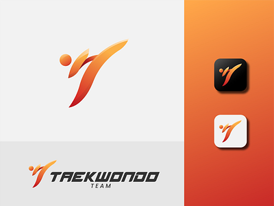 Taekwondo Team brand brand design brand identity brand logo branding design gradient graphic design identity design illustration logo logo and branding logo brand logo concept logocreation logomaker logos modern modernlogo taekwondo