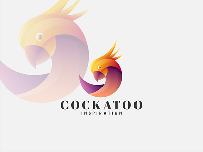 COCKATOO INSPIRATION LOGO DESIGN animal brand brand design brand identity brand logo branding cockatoo design gradient graphic design illustration logo logo and branding logo awesome logo brand logo conceept logo creation logo inspiration logos modern logo