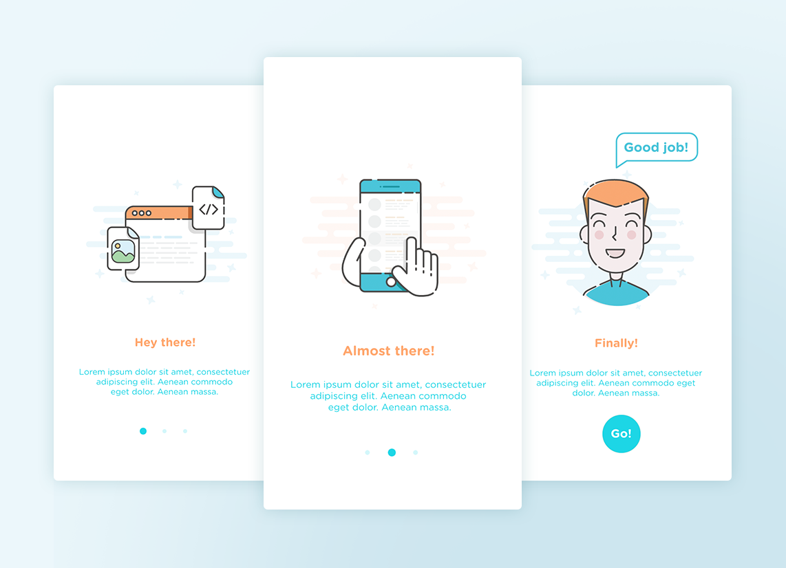 Onboarding Animation by Vivaliy 💭 on Dribbble