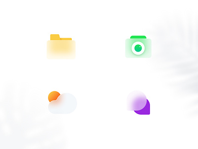 Frosted Icons Exploration (Free Download) colorfull concept design art exploration frosted frosted glass frosty icon icon design icon set iconography illustraion minimal modern icon trendy