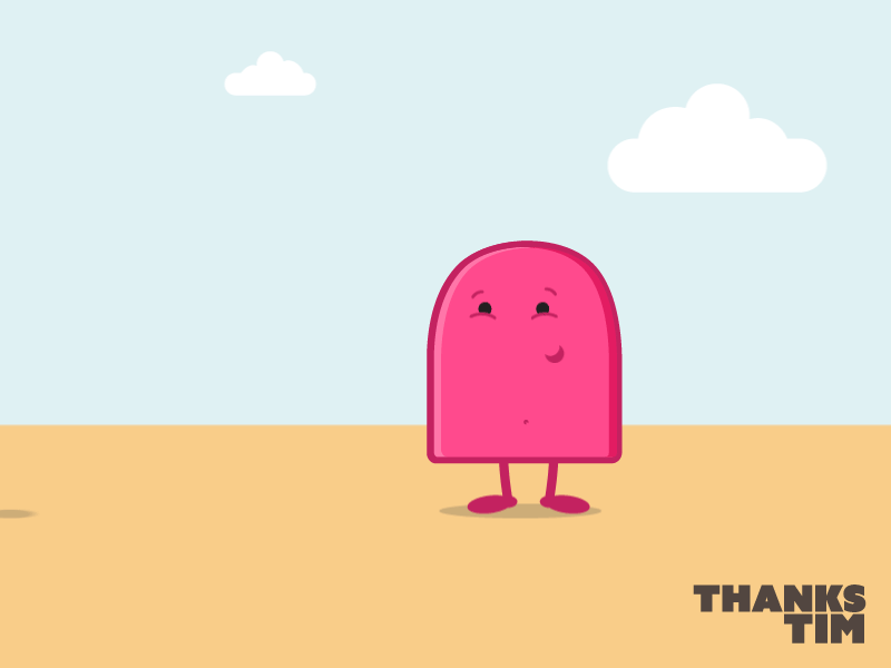 On th' head sunshine! after effects animation ball debut dribbble gif invite newbie thank you thanks
