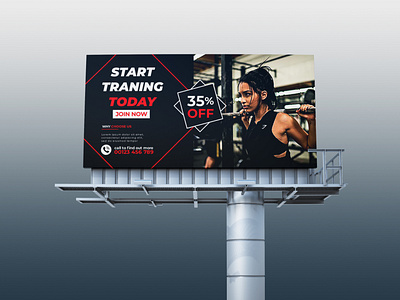 Gym Banner & Billbod Design