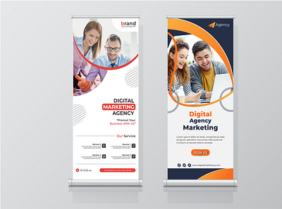 Corporate Roll-up Banner Design simple