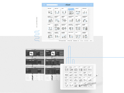 The set of graphics for website of Microeconomics. branding e shop electronics icon icons logo microeconomics nanotechnology transistor ui