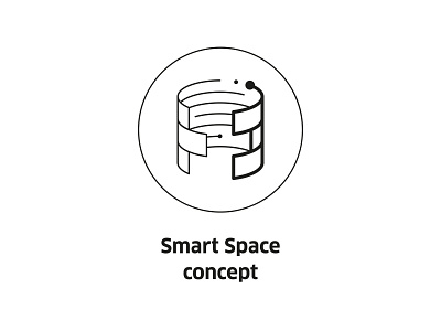 Smart Space concept ( vector icon ) design drawing icon icons illustration line line art smart smarthome space symbol tech technology vector