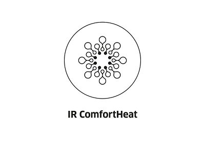 IR ComfortHeat ( vector icon )