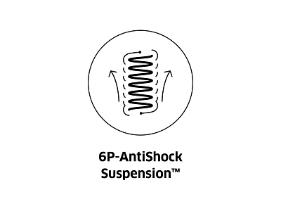 6P-AntiShock Suspension ( vector icon ) anti shock barrel drawing engineer engineering icon icons illustration line line art lineart motive sign spring suspension symbol tech technology vector