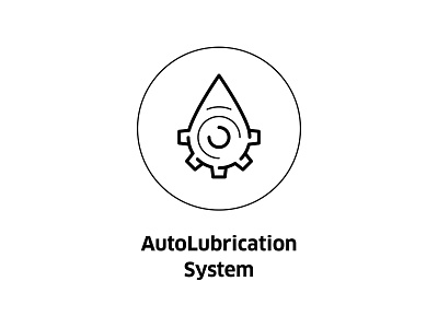 AutoLubrication System ( vector icon ) auto design drawing engineering gear icon icons illustration insignia line art lubrication minimal symbol system vector