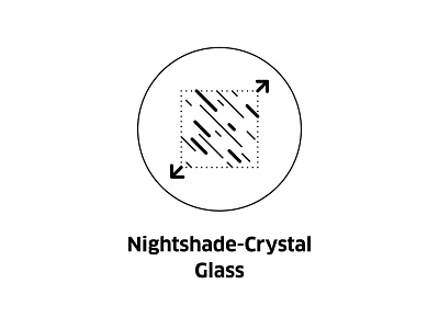 Nightshade-Crystal Glass ( vector icon ) crystal glass icon icons illustration line linear linear design shade startup symbol tech technology vector