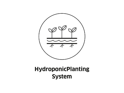 HydroponicPlanting System ( vector icon ) concept drawing hydroponic hydroponics icon icon design icons illustration line line art microgreens mono monochrome planting symbol system vector