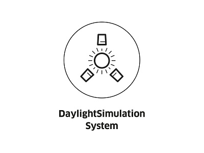 DaylightSimulation System ( vector icon )