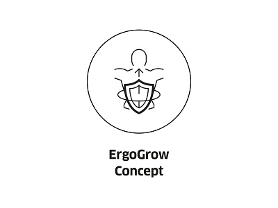 ErgoGrow Concept ( vector icon )