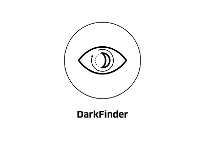 DarkFiinder ( vector icon ) dark emblem finder glass home icon illustration line lineart logo moon night view sign smart smarthome symbol vector